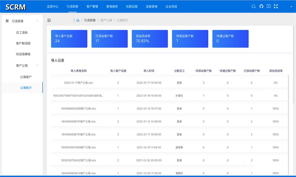 Java企业微信SCRM系统源码